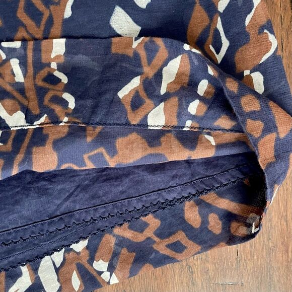 Anthropologie Vanessa Virginia Cold Shoulder Cotton Convivial Midi Boho Dress 4 - Picture 12 of 15